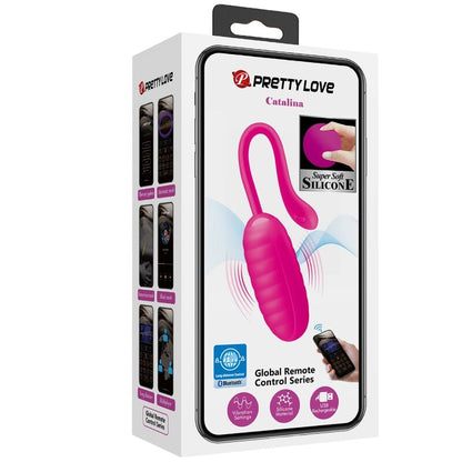 PRETTY LOVE - CATALINA HUEVO VIBRADOR RECARGABLE ROSA