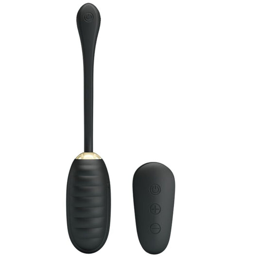 PRETTY LOVE - DOREEN RECHARGEABLE LUXURY VIBRATING EGG BLACK REMOTE CONTROL