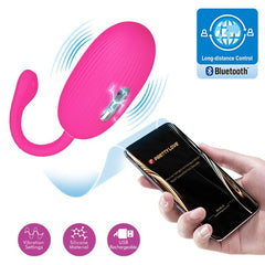 PRETTY LOVE - DOREEN MAGENTA RECHARGEABLE VIBRATING EGG REMOTE CONTROL