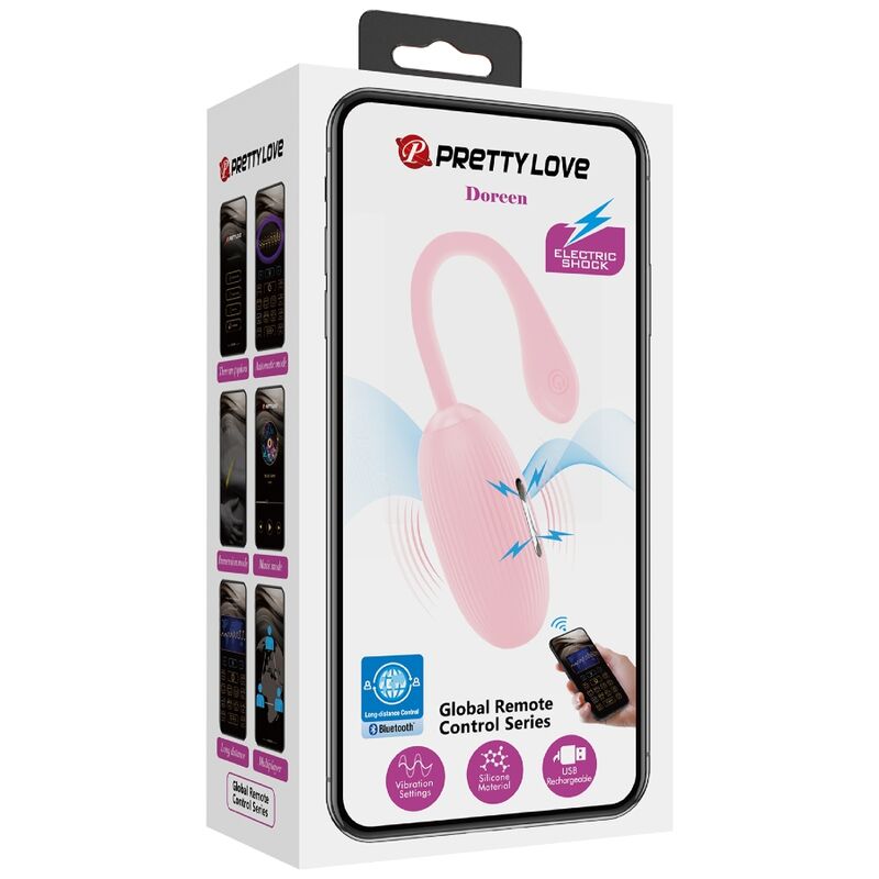 PRETTY LOVE - DOREEN RECHARGEABLE VIBRATING EGG PINK