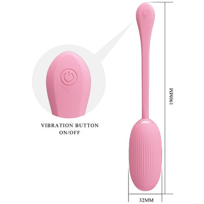 PRETTY LOVE - DOREEN RECHARGEABLE VIBRATING EGG PINK