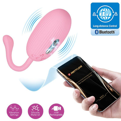 PRETTY LOVE - DOREEN RECHARGEABLE VIBRATING EGG PINK