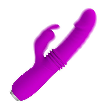 PRETTY LOVE - DOROTHY RECHARGEABLE RABBIT VIBRATOR PURPLE