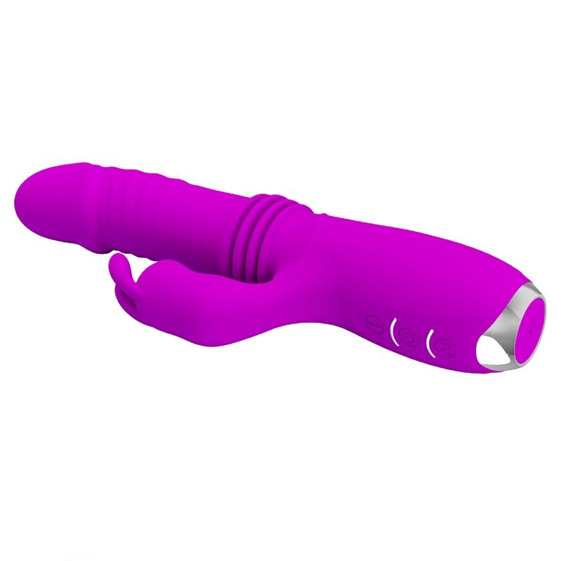 PRETTY LOVE - DOROTHY RECHARGEABLE RABBIT VIBRATOR PURPLE