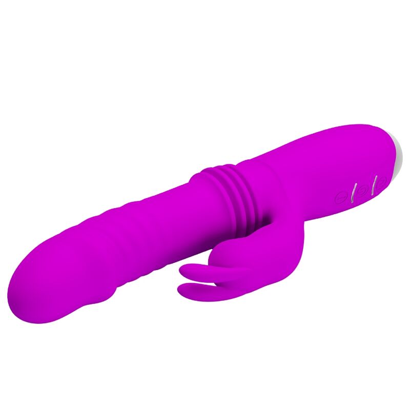 PRETTY LOVE - DOROTHY RECHARGEABLE RABBIT VIBRATOR PURPLE