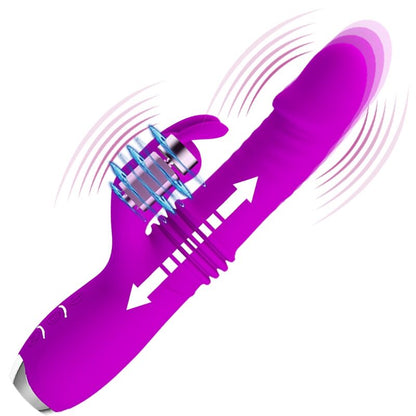 PRETTY LOVE - DOROTHY RECHARGEABLE RABBIT VIBRATOR PURPLE