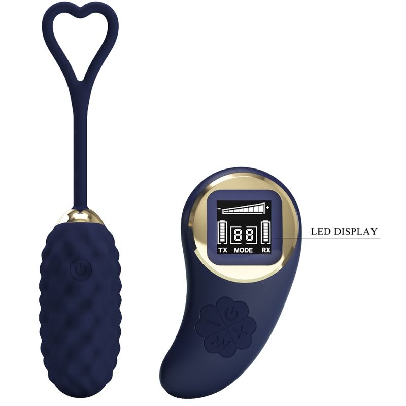 PRETTY LOVE - VIVIAN VIBRATING EGG REMOTE CONTROL BLUE