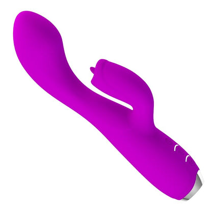 PRETTY LOVE - GLORIA RECHARGEABLE RABBIT VIBRATOR - WATERPROOF PURPLE