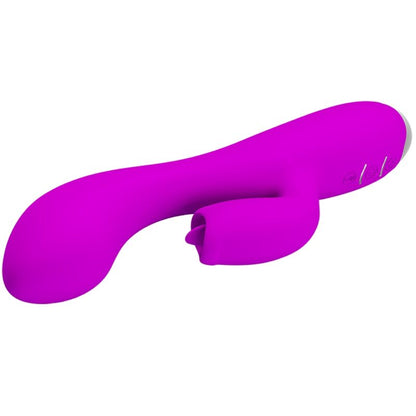 PRETTY LOVE - GLORIA RECHARGEABLE RABBIT VIBRATOR - WATERPROOF PURPLE