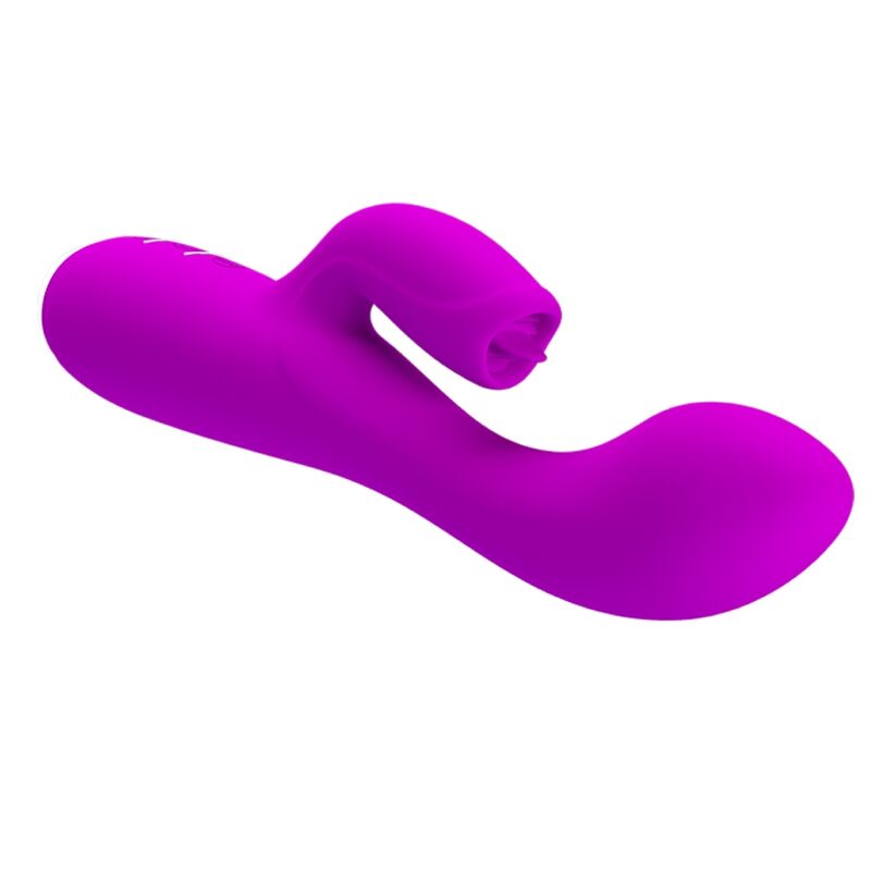 PRETTY LOVE - GLORIA RECHARGEABLE RABBIT VIBRATOR - WATERPROOF PURPLE