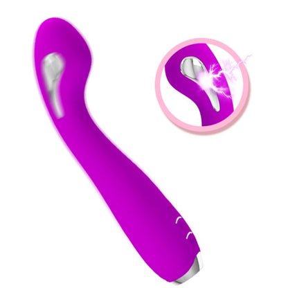 PRETTY LOVE - HECTOR RECHARGEABLE &amp; WATERPROOF ELECTROSHOCK VIBRATOR PURPLE