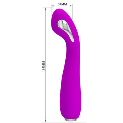 PRETTY LOVE - HECTOR RECHARGEABLE &amp; WATERPROOF ELECTROSHOCK VIBRATOR PURPLE