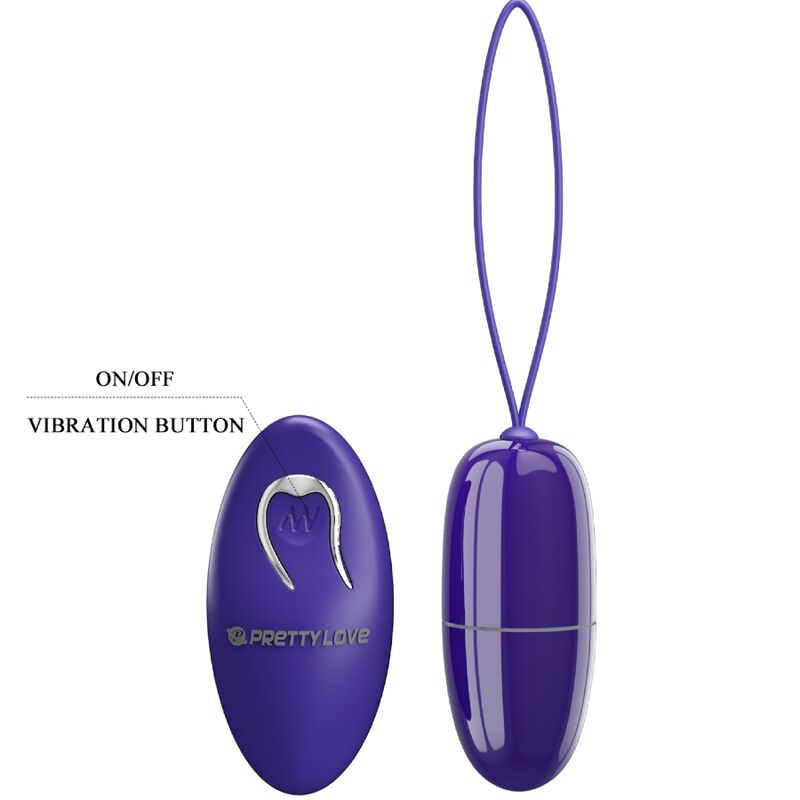 PRETTY LOVE - SELKIE YOUTH MINI VIBRATING EGG REMOTE CONTROL VIOLET