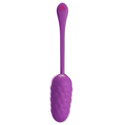 PRETTY LOVE - RECHARGEABLE MARINE TEXTURE VIBRATING EGG - PURPLE