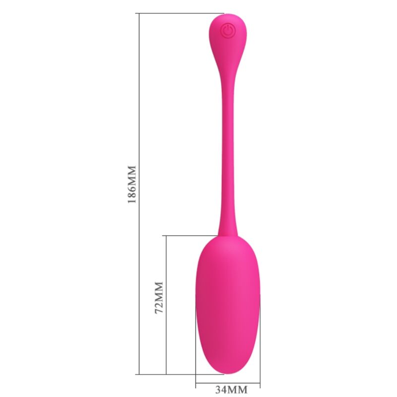 PRETTY LOVE - KNUCKER RECHARGEABLE VIBRATING EGG PINK