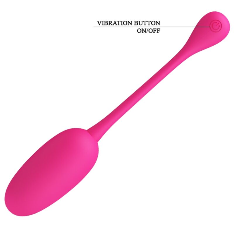 PRETTY LOVE - KNUCKER RECHARGEABLE VIBRATING EGG PINK