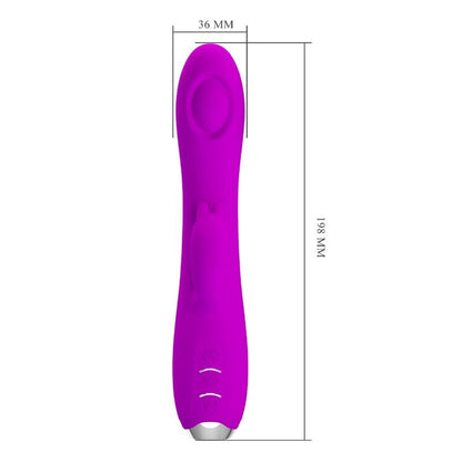 PRETTY LOVE - REGINA PURPLE RECHARGEABLE VIBRATOR-SUCKER