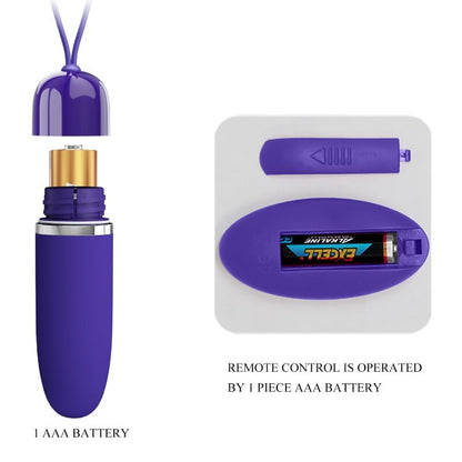 PRETTY LOVE - DARLENE YOUTH MINI VIBRATING BULLET VIOLET