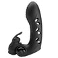 PRETTY LOVE - VANCE BLACK RABBIT VIBRATING FINGER SLEEVE