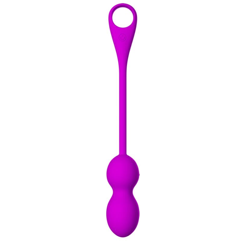 PRETTY LOVE - ELVIRA VIBRATING BALLS RECHARGEABLE PURPLE