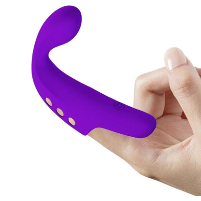 PRETTY LOVE - GORGON RECHARGEABLE FINGER VIBRATOR PURPLE