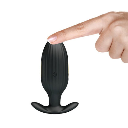 PRETTY LOVE - KELLY ANAL PLUG RECHARGEABLE VIBRATOR BLACK