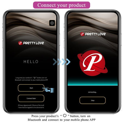 PRETTY LOVE - JEFFERSON APP CONTROLLED ANAL PLUG BLACK