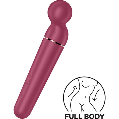 SATISFYER - PLANET WAND-ER VIBRATING MASSAGER BERRY