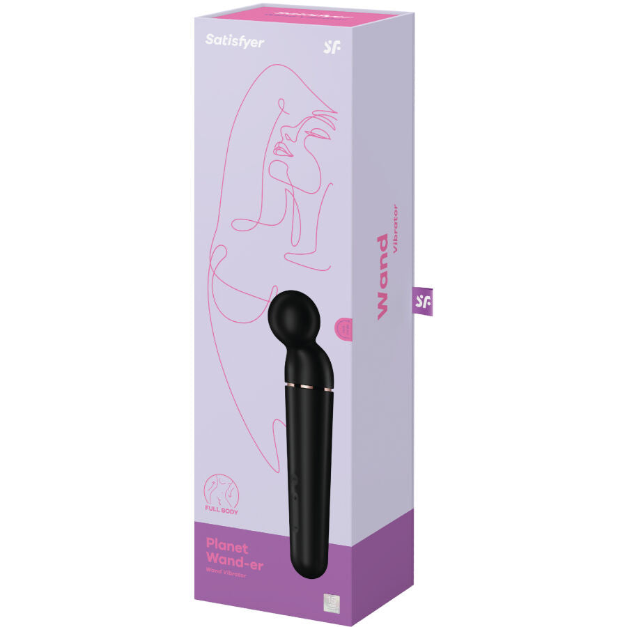 SATISFYER - PLANET WAND-ER VIBRATING MASSAGER BERRY