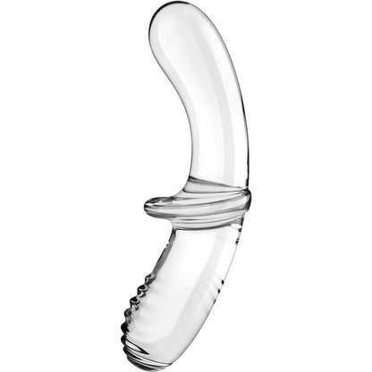 SATISFYER - DOUBLE CRYSTAL DILDO TRANSPARENT