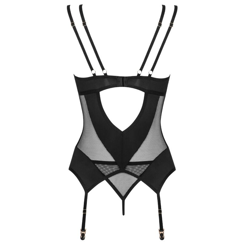 OBSESSIVE - NESARI CORSET &amp; TANGA XS/S