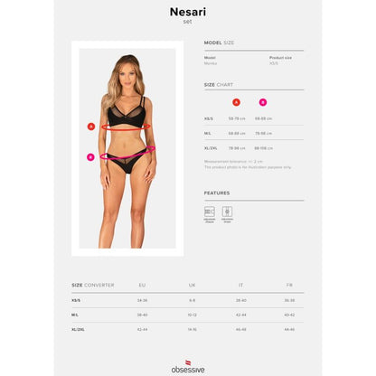 OBSESSIVE - NESARI TWO-PIECE SET XS/S