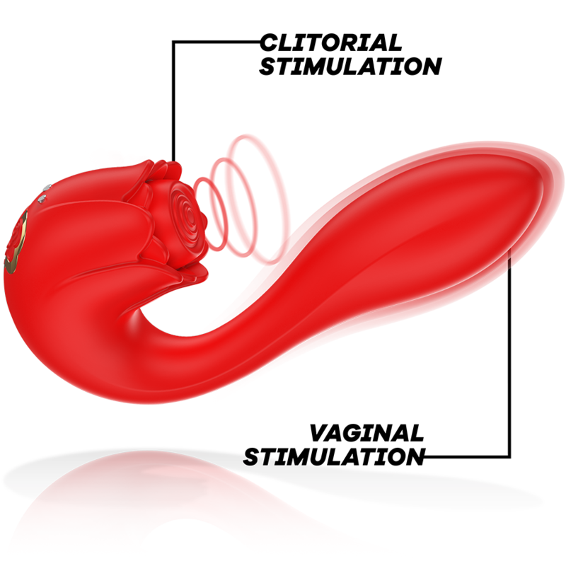 MIA - SELENA VIBRATING STIMULATOR + RED TAPPING