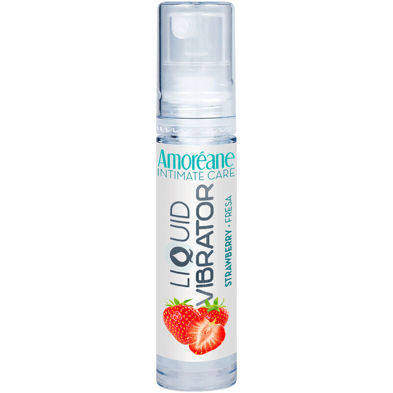 AMOREANE - STRAWBERRY VIBRATING LIQUID 10 ML