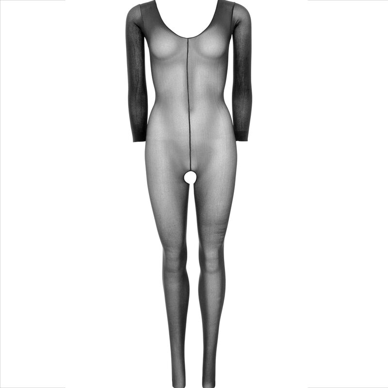 LEG AVENUE - BLACK LONG SLEEVE BODYSTOCKING