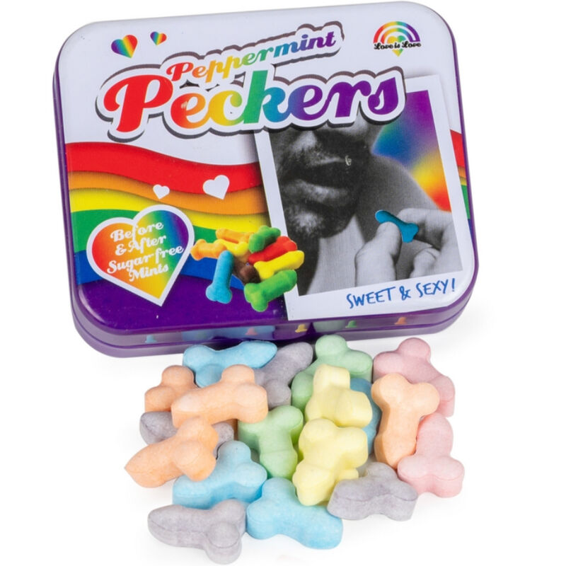 SPENCER &amp; FLEETWOOD - PECKERS RAINBOW MINT CANDIES