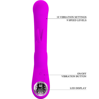 PRETTY LOVE - LAMAR VIBRATOR RABBIT &amp; G-SPOT VIOLET