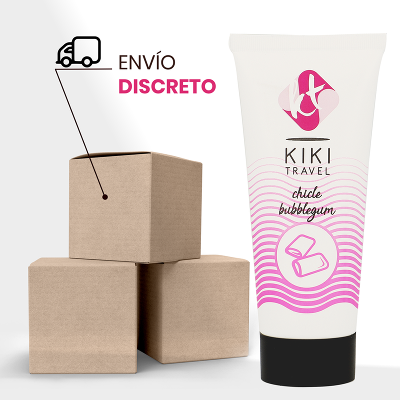 KIKÍ TRAVEL - GUM FLAVOR LUBRICANT 50 ML