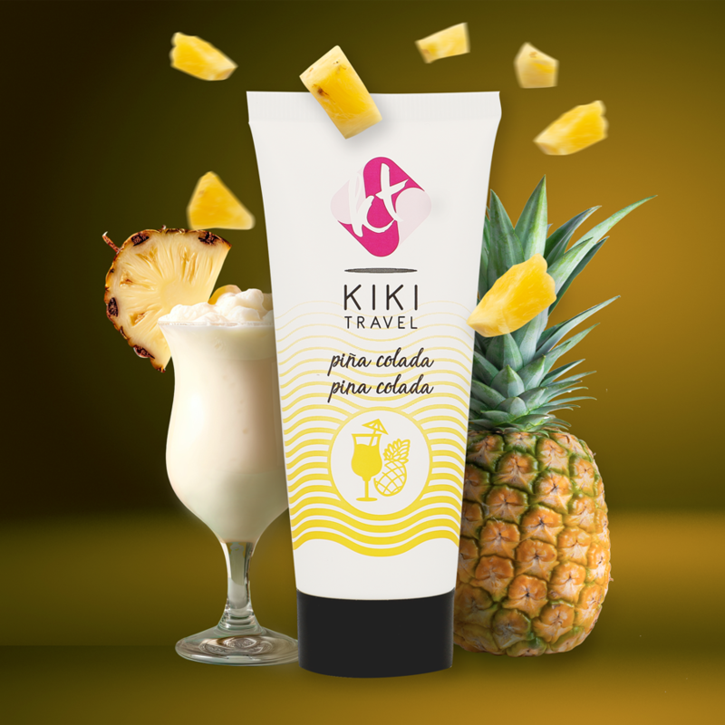 KIKÍ TRAVEL - PINEAPPLE FLAVOR LUBRICANT 50 ML