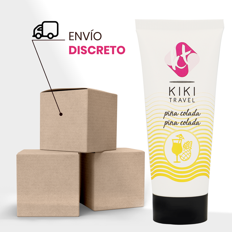 KIKÍ TRAVEL - PINEAPPLE FLAVOR LUBRICANT 50 ML