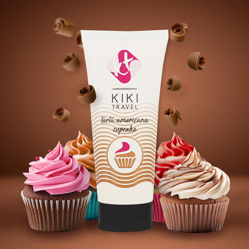 KIKÍ TRAVEL - AMERICAN PIE CUPCAKE FLAVOR SLIDING GEL 50 ML