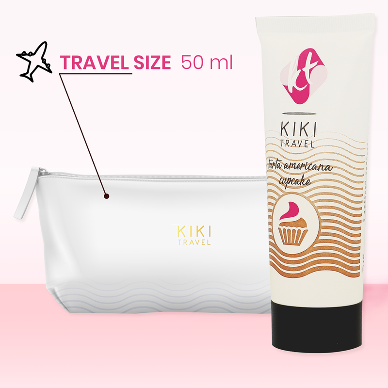 KIKÍ TRAVEL - AMERICAN PIE CUPCAKE FLAVOR SLIDING GEL 50 ML