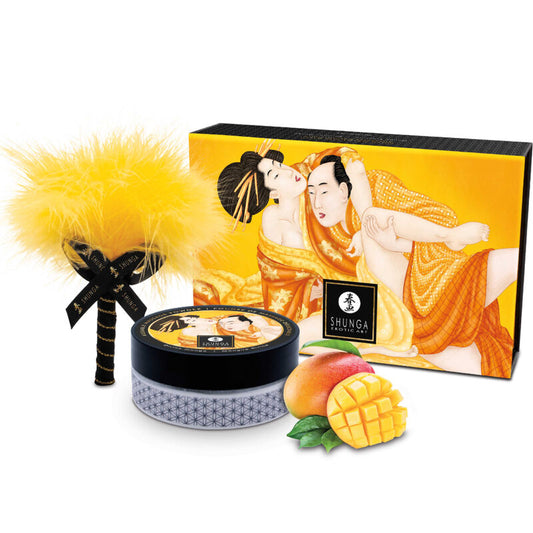 SHUNGA - EDIBLE MANGO MASSAGE POWDER KIT