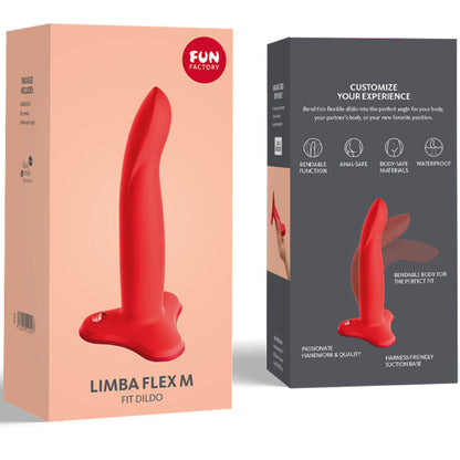 FUN FACTORY - LIMBA CONSOLADOR FLEXIBLE ROJO TALLA M