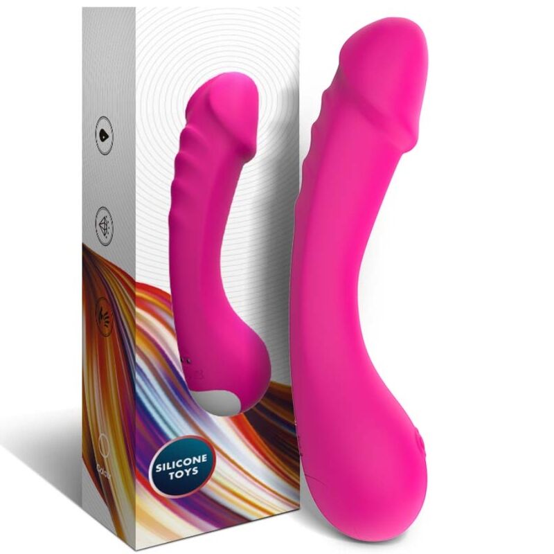 ARMONY - FUCHSIA SILICONE G-SPOT VIBRATING DILDO