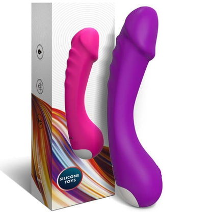 ARMONY - VIOLET SILICONE G-SPOT VIBRATING DILDO