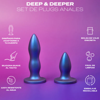 DUREX - TOY SET PLUG ANAL DEEP &amp; DEEPER