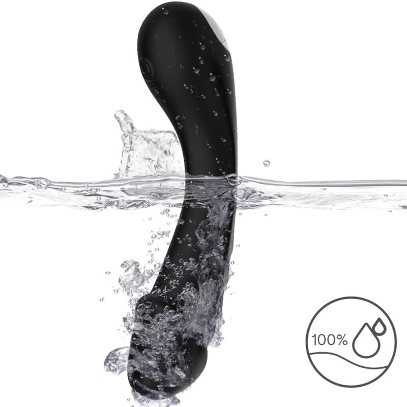 ARMONY - BLACK SILICONE G-SPOT VIBRATING DILDO