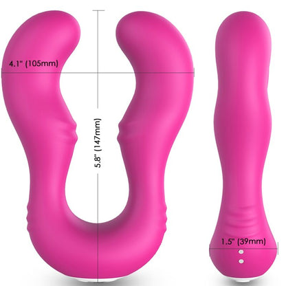 ARMONY - SERAPH VIBRADOR DOBLE CONTROL REMOTO FUCSIA