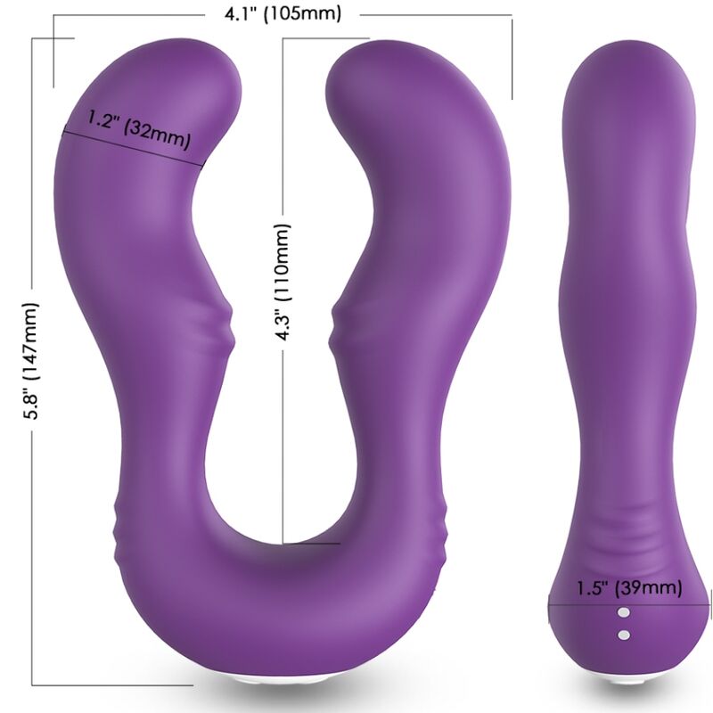 ARMONY - SERAPH DOUBLE REMOTE CONTROL VIBRATOR VIOLET